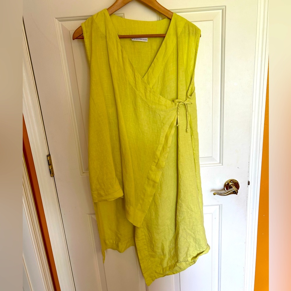 BRYN WALKER LINEN WRAP TUNIC